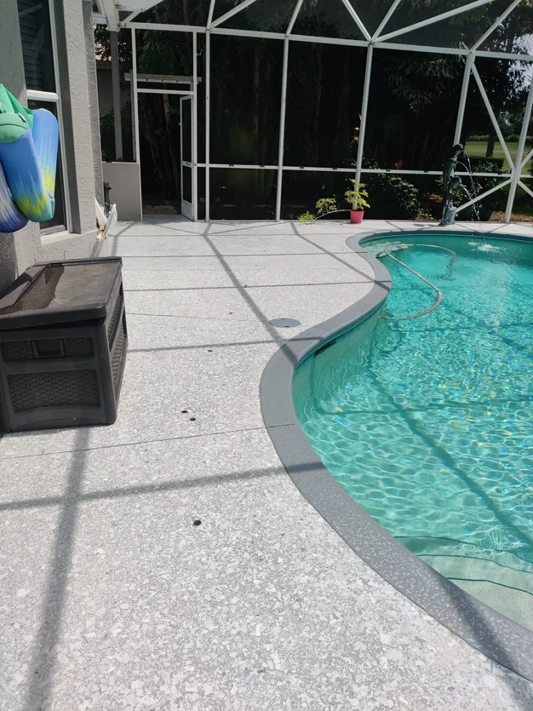 Concrete Polishing floor pool